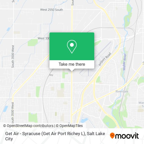 Get Air - Syracuse (Get Air Port Richey L) map