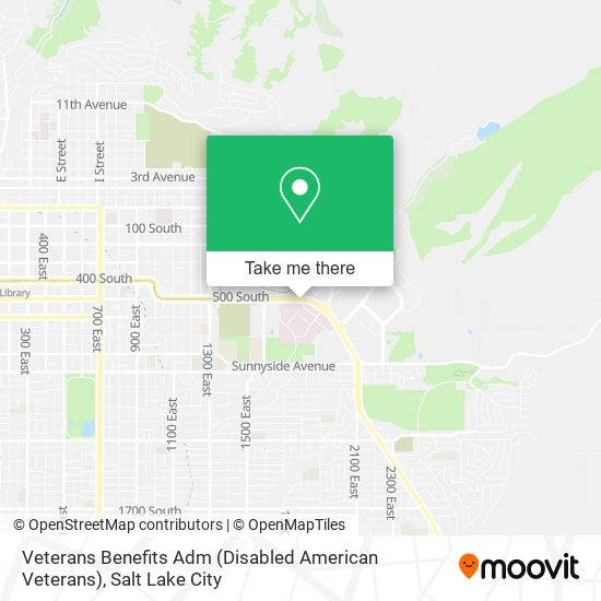 Veterans Benefits Adm (Disabled American Veterans) map