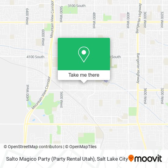 Salto Magico Party (Party Rental Utah) map