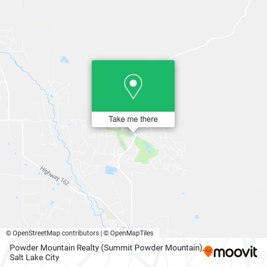 Mapa de Powder Mountain Realty (Summit Powder Mountain)