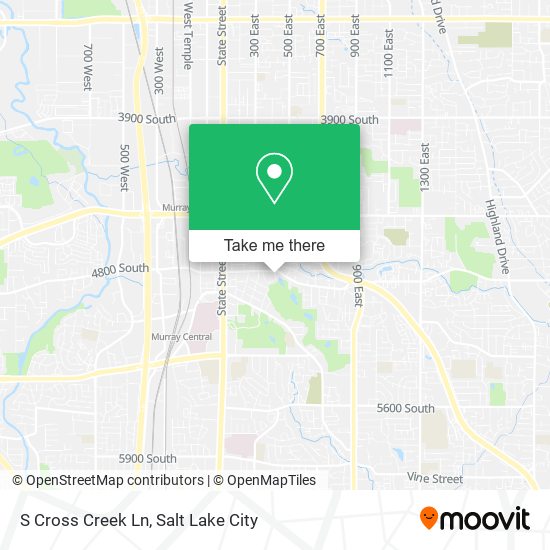 S Cross Creek Ln map