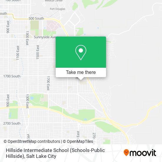Mapa de Hillside Intermediate School (Schools-Public Hillside)