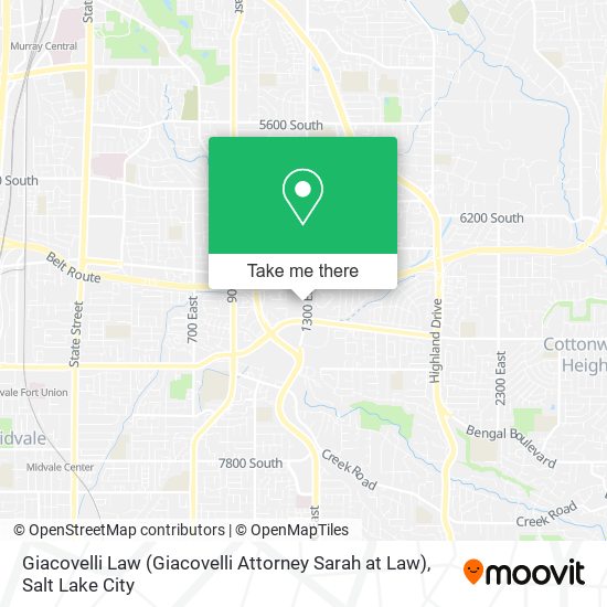 Mapa de Giacovelli Law (Giacovelli Attorney Sarah at Law)
