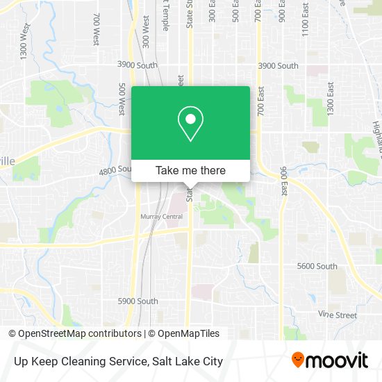 Up Keep Cleaning Service map