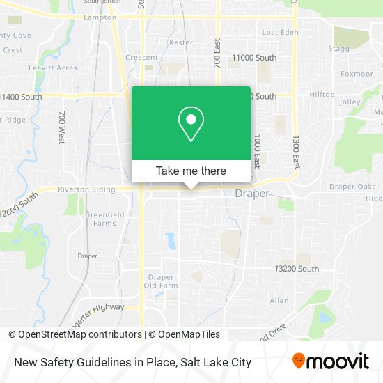 New Safety Guidelines in Place map