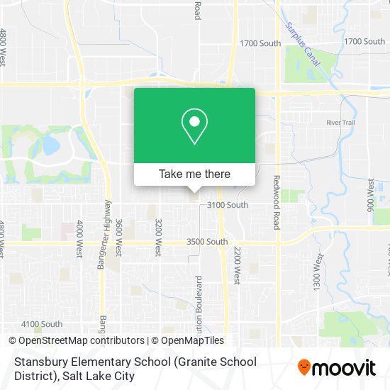 Stansbury Elementary School (Granite School District) map