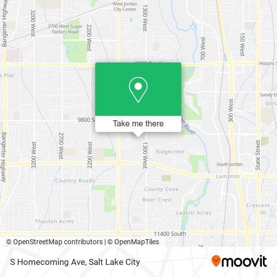 S Homecoming Ave map