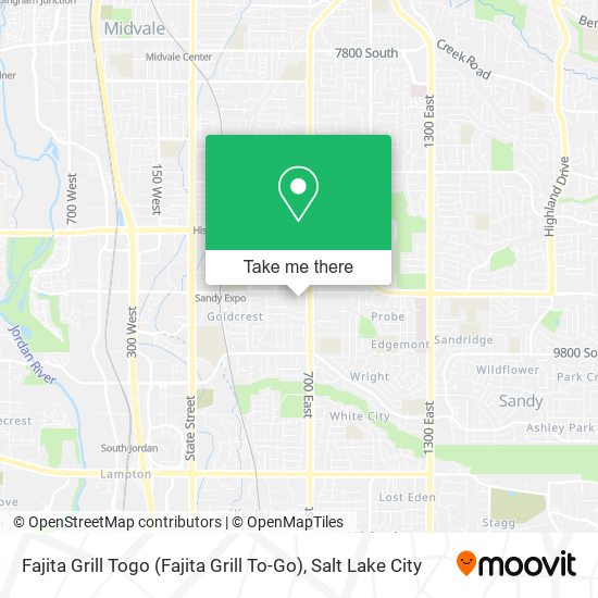 Fajita Grill Togo (Fajita Grill To-Go) map