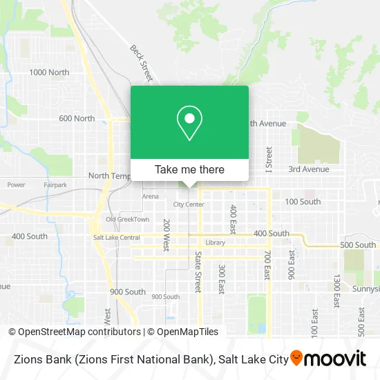 Zions Bank (Zions First National Bank) map