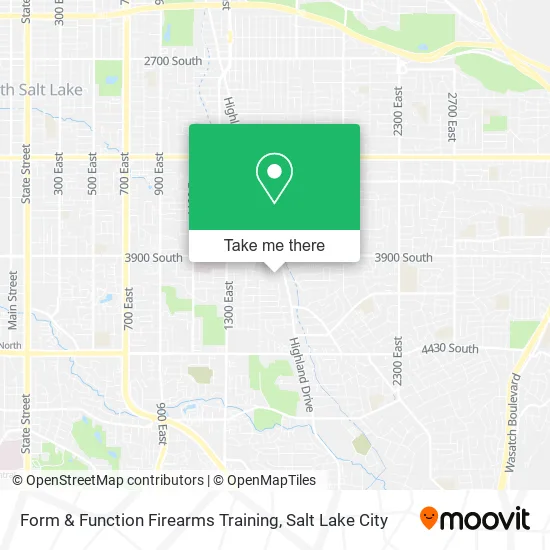 Mapa de Form & Function Firearms Training