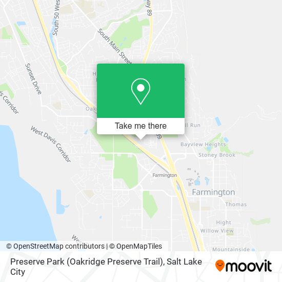Preserve Park (Oakridge Preserve Trail) map
