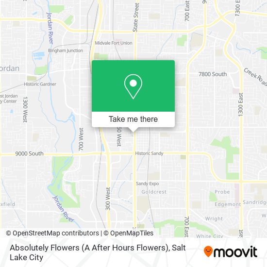 Absolutely Flowers (A After Hours Flowers) map