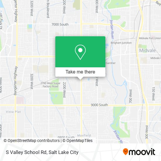 S Valley School Rd map