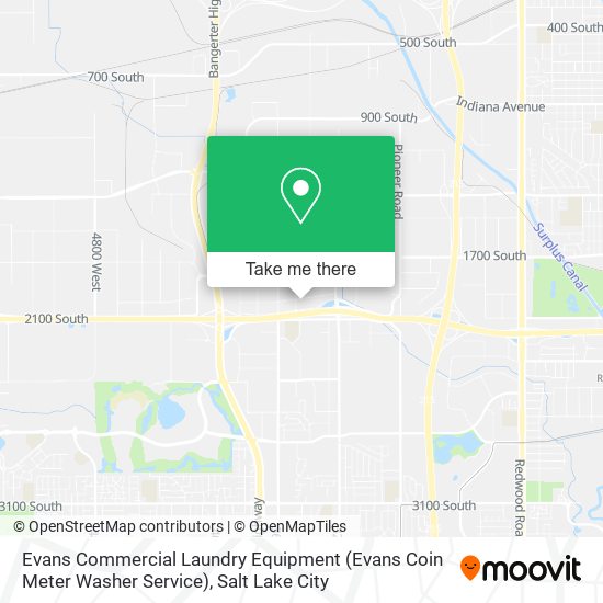 Evans Commercial Laundry Equipment (Evans Coin Meter Washer Service) map