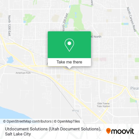 Utdocument Solutions (Utah Document Solutions) map