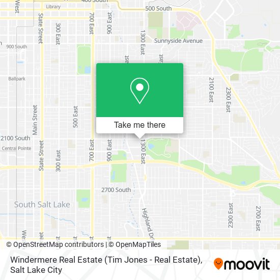 Windermere Real Estate (Tim Jones - Real Estate) map