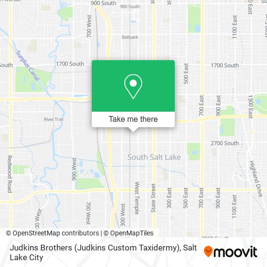 Judkins Brothers (Judkins Custom Taxidermy) map