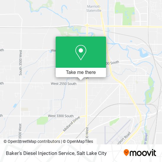 Baker's Diesel Injection Service map