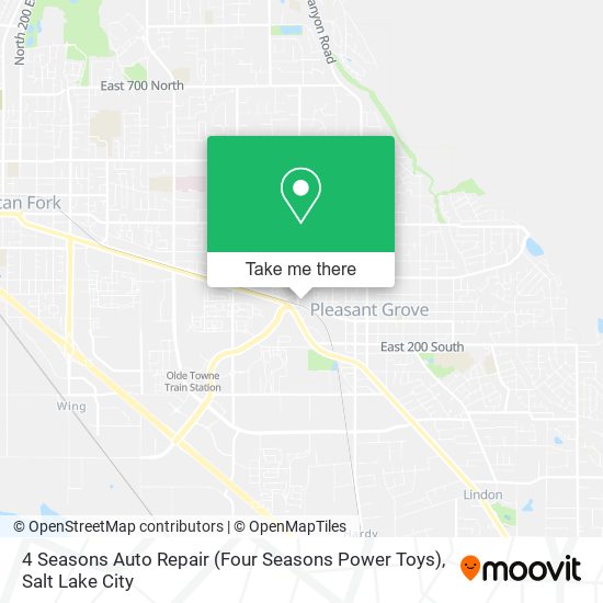 4 Seasons Auto Repair (Four Seasons Power Toys) map