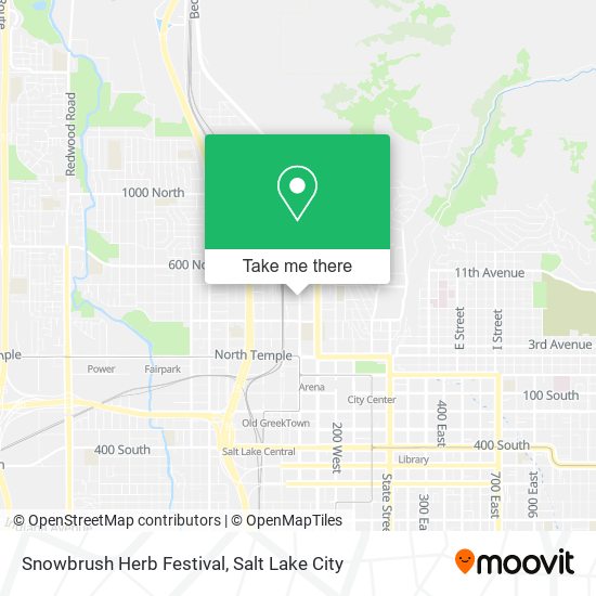 Mapa de Snowbrush Herb Festival