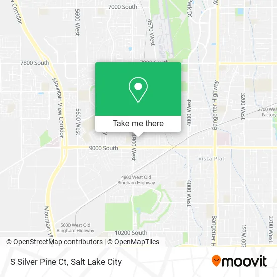 S Silver Pine Ct map