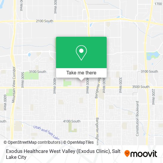 Mapa de Exodus Healthcare West Valley (Exodus Clinic)