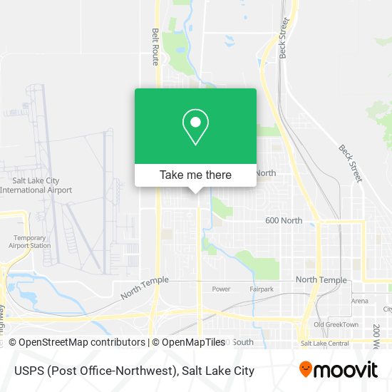 Mapa de USPS (Post Office-Northwest)