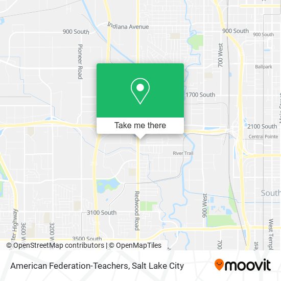 American Federation-Teachers map