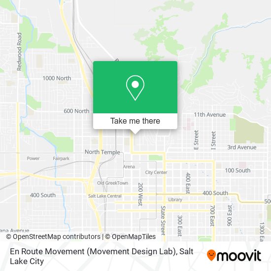 Mapa de En Route Movement (Movement Design Lab)