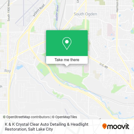 Mapa de K & K Crystal Clear Auto Detailing & Headlight Restoration