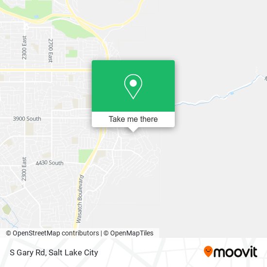 S Gary Rd map