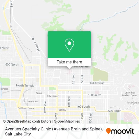 Mapa de Avenues Specialty Clinic (Avenues Brain and Spine)