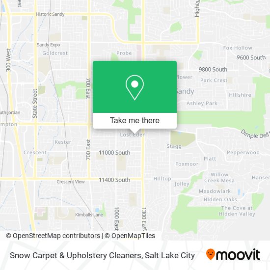 Snow Carpet & Upholstery Cleaners map