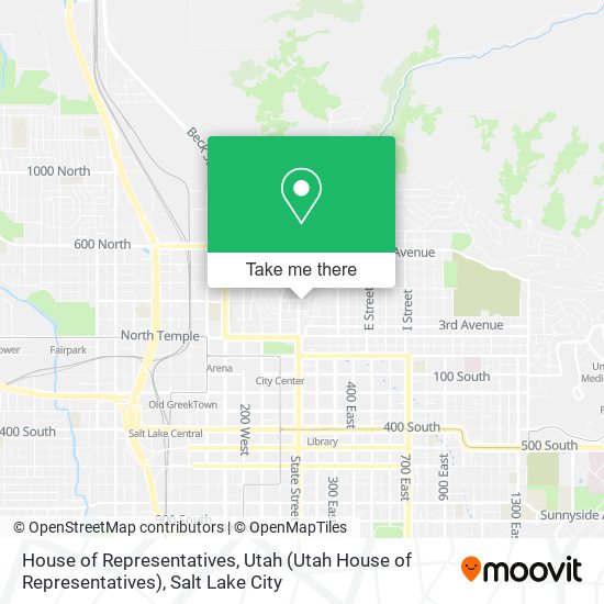 Mapa de House of Representatives, Utah