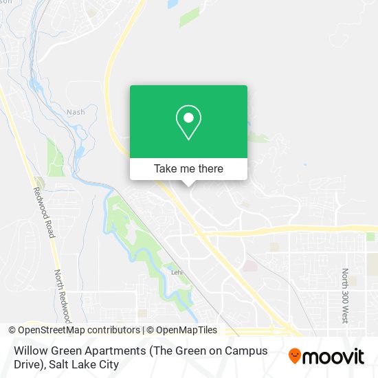 Mapa de Willow Green Apartments (The Green on Campus Drive)