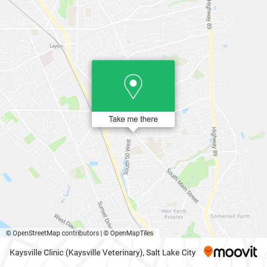 Mapa de Kaysville Clinic (Kaysville Veterinary)