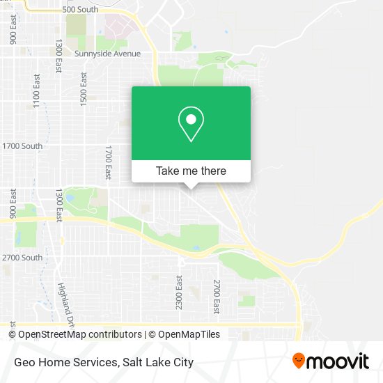 Geo Home Services map