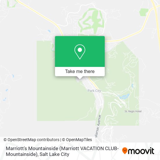 Mapa de Marriott's Mountainside (Marriott VACATION CLUB-Mountainside)