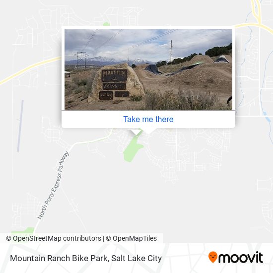 Mountain Ranch Bike Park map