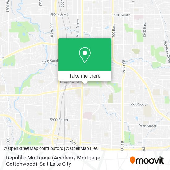 Republic Mortgage (Academy Mortgage - Cottonwood) map