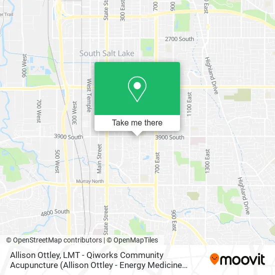 Allison Ottley, LMT - Qiworks Community Acupuncture map