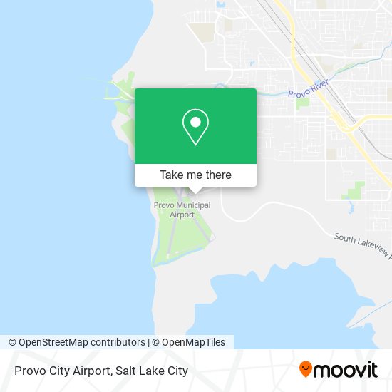 Provo City Airport map