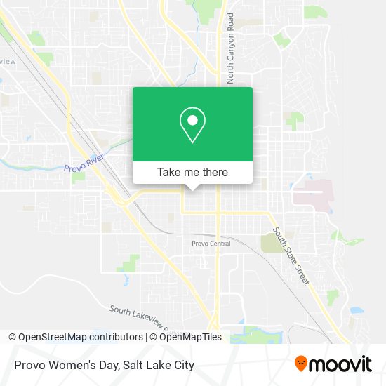 Provo Women's Day map