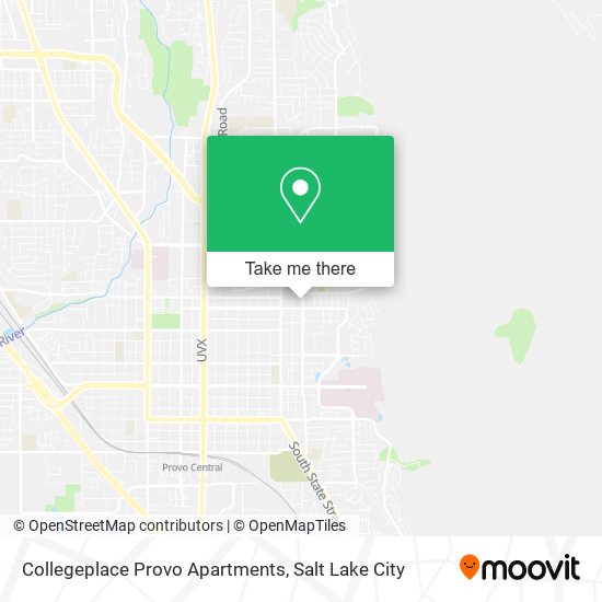 Mapa de Collegeplace Provo Apartments