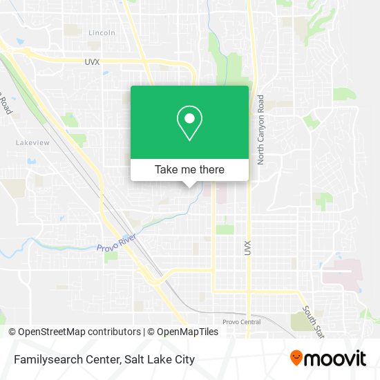 Familysearch Center map