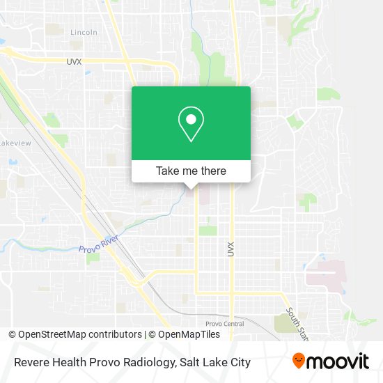 Revere Health Provo Radiology map