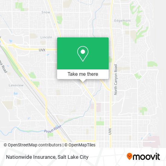 Mapa de Nationwide Insurance