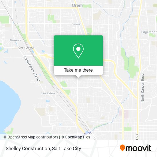 Shelley Construction map