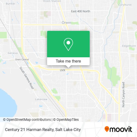 Century 21 Harman Realty map