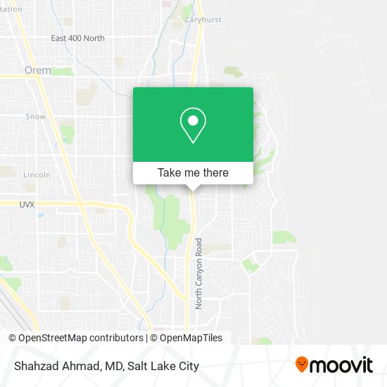 Mapa de Shahzad Ahmad, MD